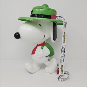 Snoopy Knott's Berry Farm Popcorn Bucket Peanuts Collectible Theme Park Souvenir